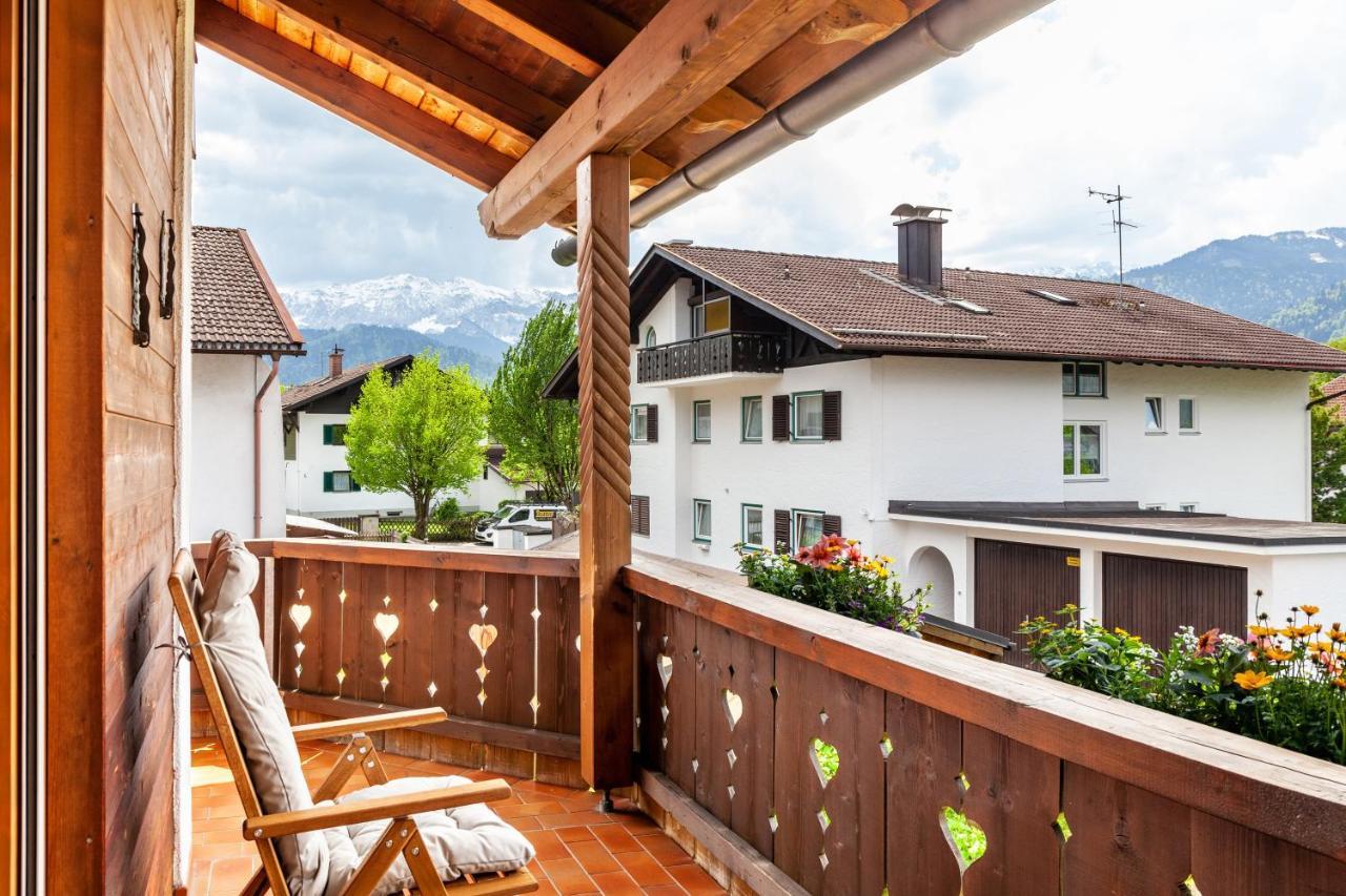 Alpblick Apartment Alpspitze Garmisch-Partenkirchen Luaran gambar