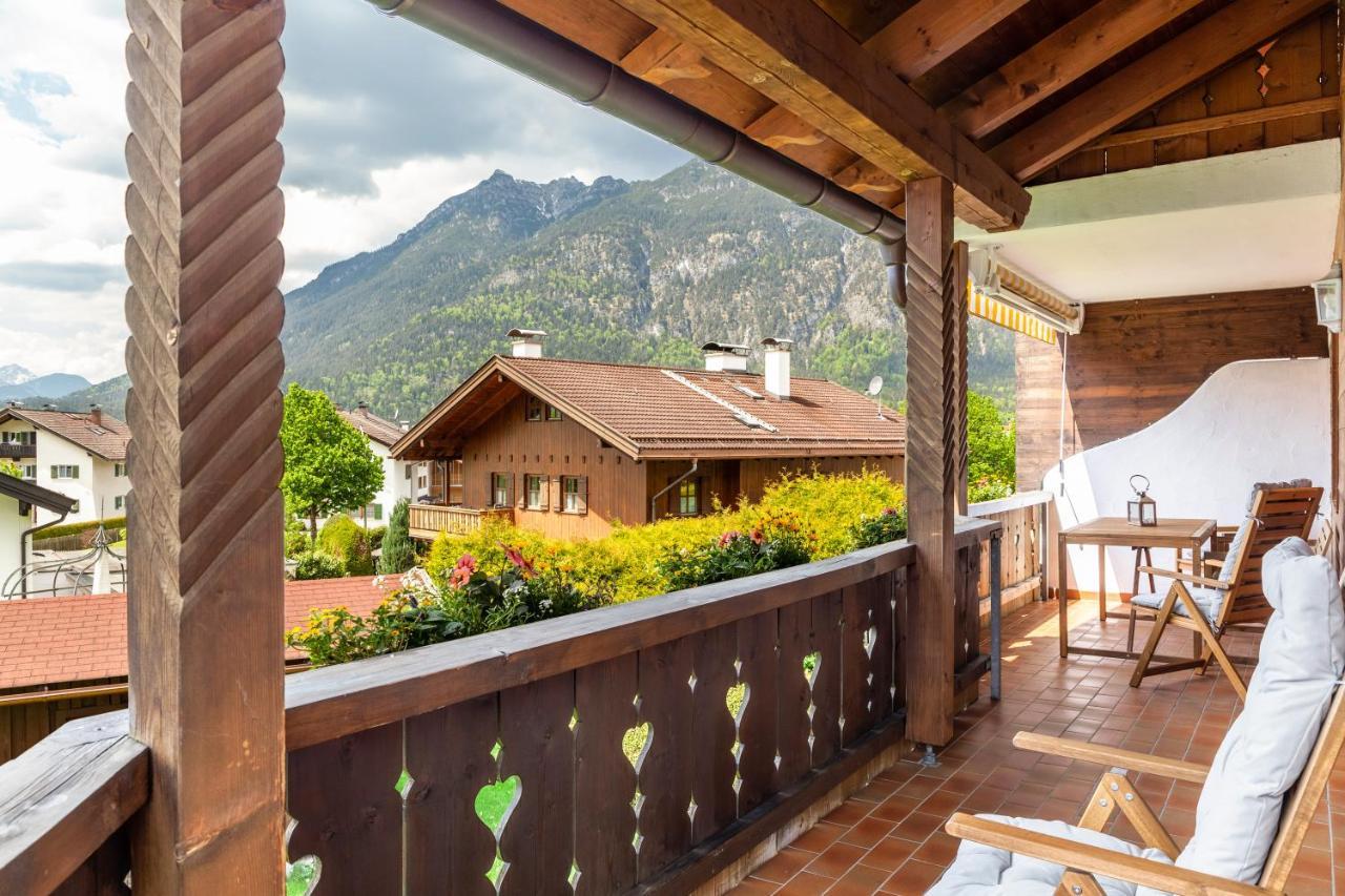Alpblick Apartment Alpspitze Garmisch-Partenkirchen Luaran gambar
